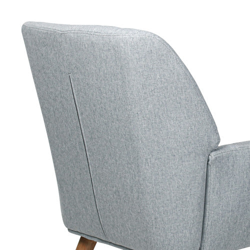LIVING FUSION ELWINE RUBBERWOOD ARMCHAIR