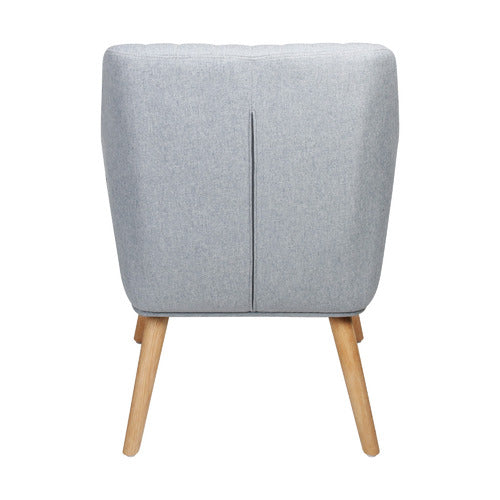 LIVING FUSION ELWINE RUBBERWOOD ARMCHAIR