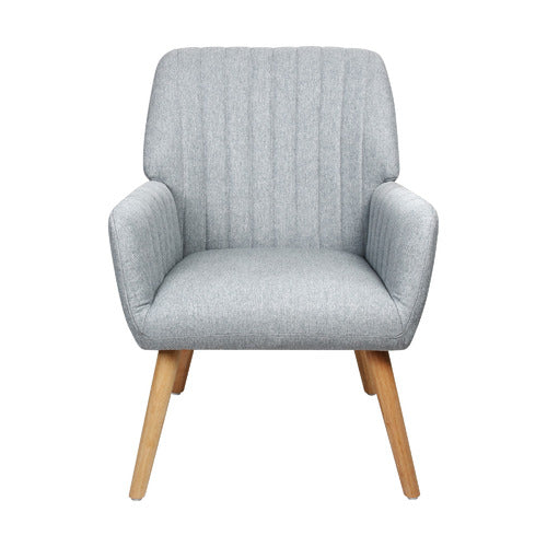 LIVING FUSION ELWINE RUBBERWOOD ARMCHAIR