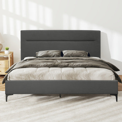 HAVEN COVE FURNITURE EMELIA UPHOLSTERED QUEEN PLATFORM BED