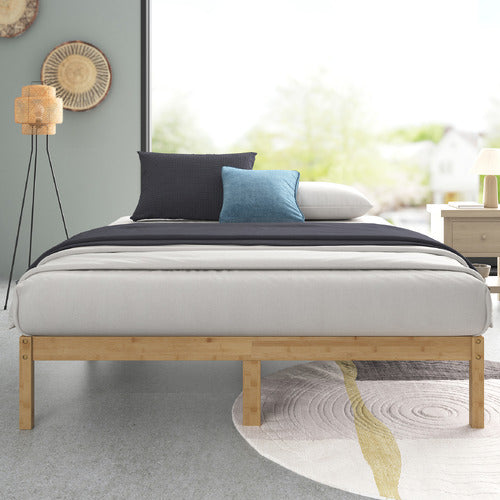 STUDIO HOME NATURAL EMORY BED BASE