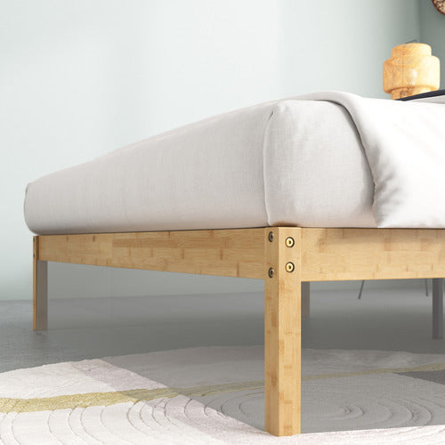STUDIO HOME NATURAL EMORY BED BASE