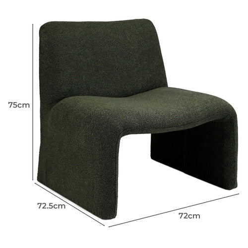 KEYS ROAD DESIGNS ENZO BOUCLE ACCENT CHAIR