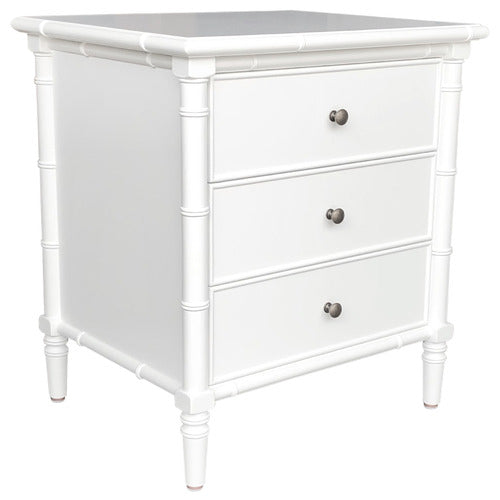 HAMILTON FURNITURE ERICKSON 3 DRAWER BEDSIDE TABLE