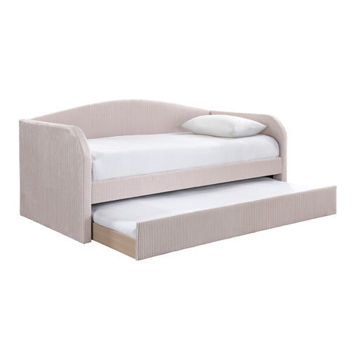 BY DESIGNS ESTHER VELVET SINGLE DAYBED WITH TRUNDLE