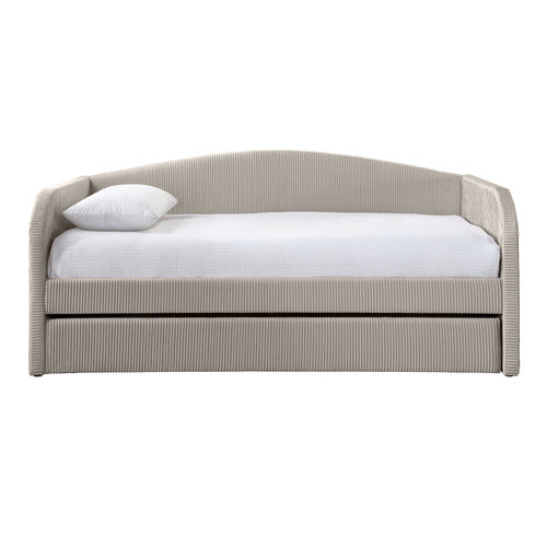 BY DESIGNS ESTHER VELVET SINGLE DAYBED WITH TRUNDLE