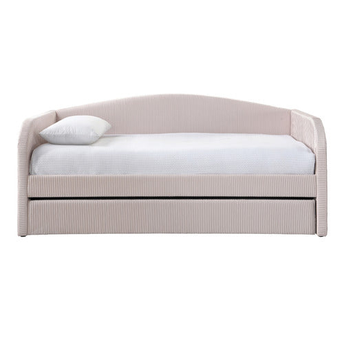 BY DESIGNS ESTHER VELVET SINGLE DAYBED WITH TRUNDLE