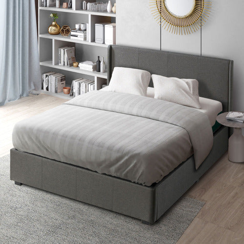STUDIO HOME ETHAN GAS LIFT STORAGE BED