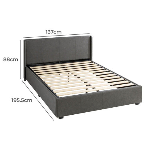 STUDIO HOME ETHAN GAS LIFT STORAGE BED