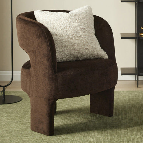 THE HOME COLLECTIVE EUGENIE VELVET ARMCHAIR