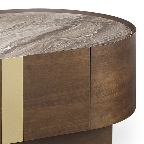 SOUTHERN STYLERS EVEREST CERAMIC COFFEE TABLE