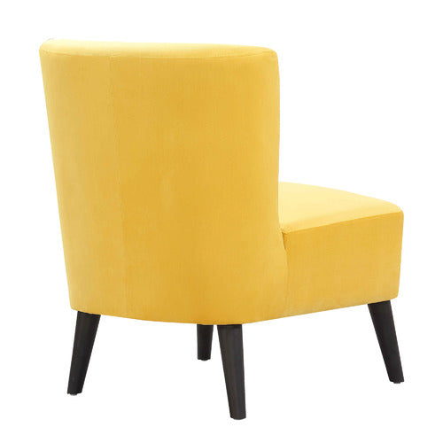 BY DESIGNS DRYSTAN VELVET ACCENT CHAIR