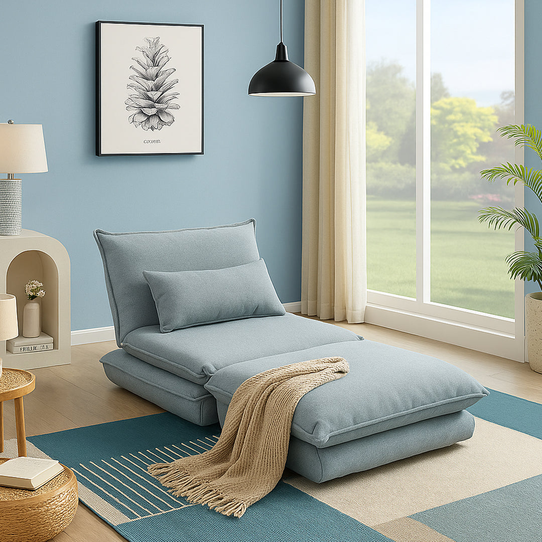 FARMER SOFA BED CHAIR LIGHT GREY