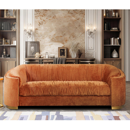 BY DESIGNS FARID 3 SEATER CHENILLE SOFA