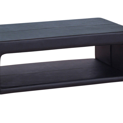 SOUTHERN STYLERS FARIS FAUX LEATHER COFFEE TABLE