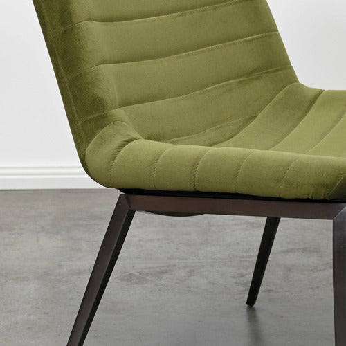 BROOKLYN AND BELLA FELIX VELVET ACCENT CHAIR