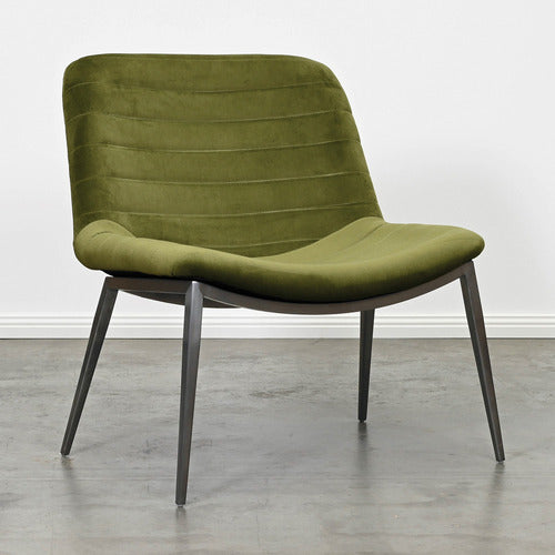 BROOKLYN AND BELLA FELIX VELVET ACCENT CHAIR