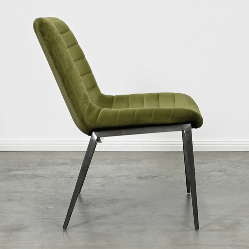 BROOKLYN AND BELLA FELIX VELVET ACCENT CHAIR
