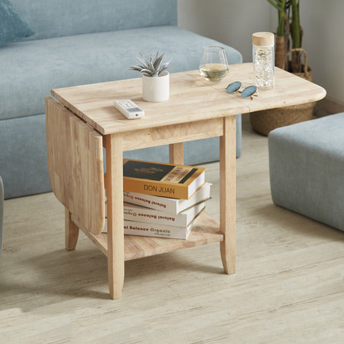 MAJA ANSEL DESIGN FERREIRA WOODEN DROP LEAF COFFEE TABLE