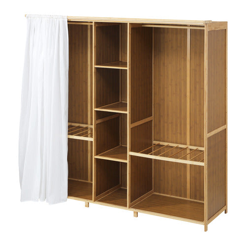 LIVING FUSION FIA BAMBOO OPEN WARDROBE