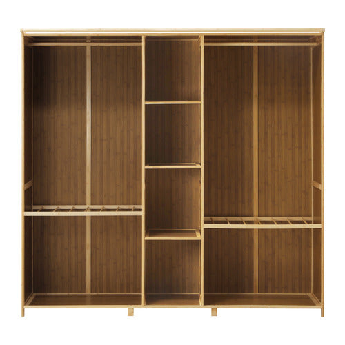 LIVING FUSION FIA BAMBOO OPEN WARDROBE