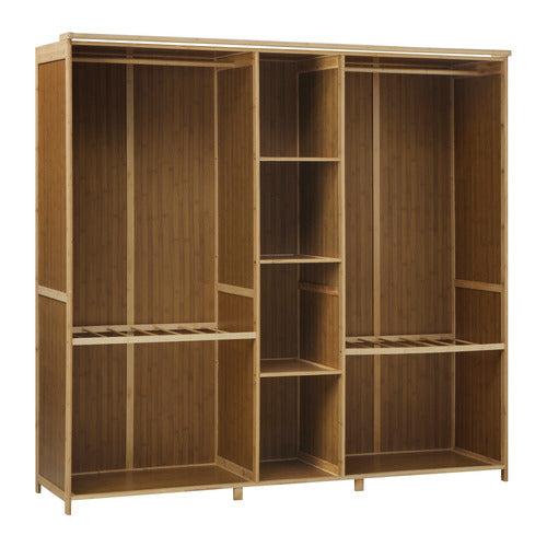 LIVING FUSION FIA BAMBOO OPEN WARDROBE
