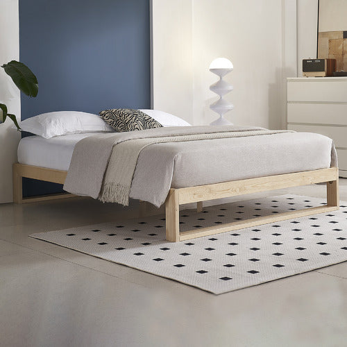 FINLAY WOODEN BED BASE