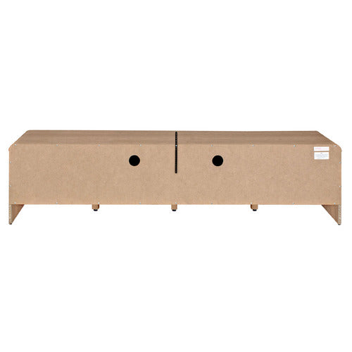 180CM FIONA SCALLOPED 4 DOOR TV UNIT