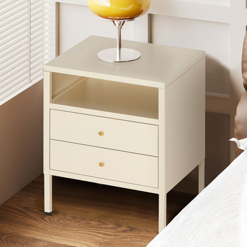 HAVEN COVE FURNITURE TASSI 2 DRAWER BEDSIDE TABLE