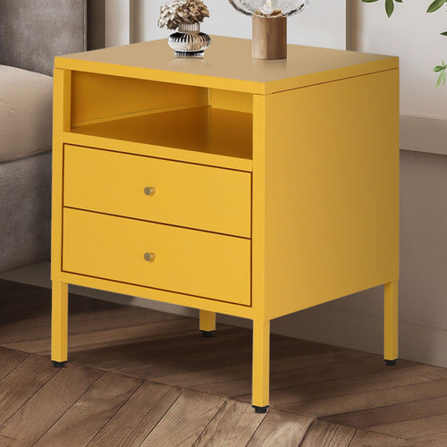 HAVEN COVE FURNITURE TASSI 2 DRAWER BEDSIDE TABLE