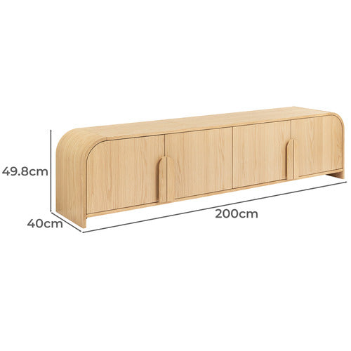 200CM FLORENCE PREMIUM OAK TV UNIT