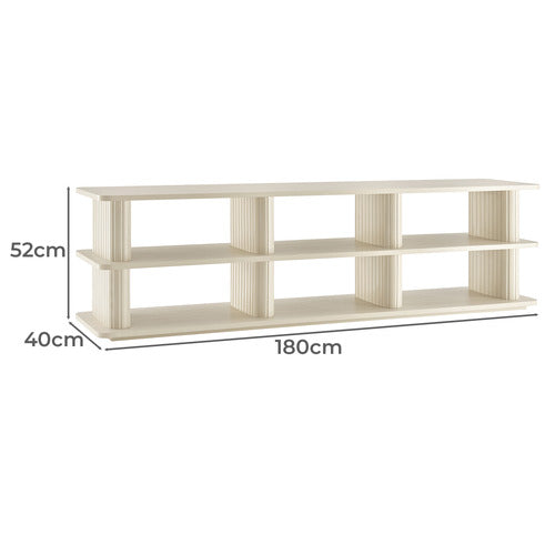 CORE LIVING FLORIAN 6 SHELF TV UNIT