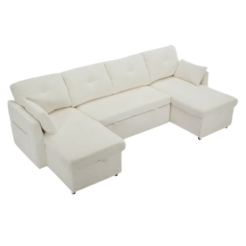 CASSINGTON HOME FONTANA 4 SEATER DOUBLE CHAISE SOFA BED
