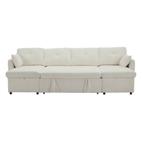 CASSINGTON HOME FONTANA 4 SEATER DOUBLE CHAISE SOFA BED