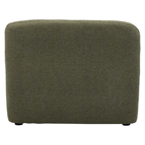 FOREST GREEN MOAB ARMLESS LOUNGE CHAIR