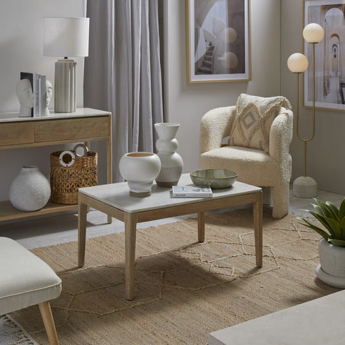 THE HOME COLLECTIVE FORMES UPHOLSTERED ARMCHAIR