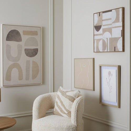 THE HOME COLLECTIVE FORMES UPHOLSTERED ARMCHAIR