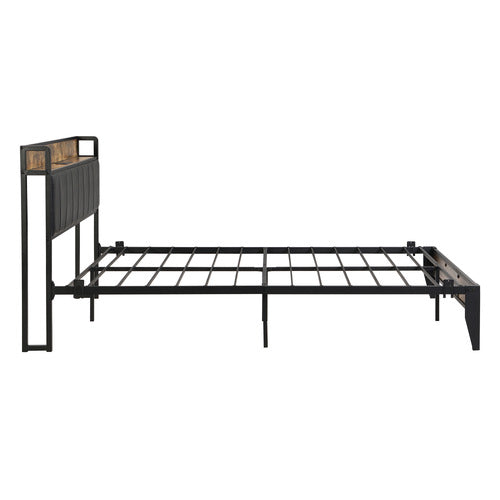 EVIE HOME FRANCES BED FRAME WITH OUTLETS & USB PORTS