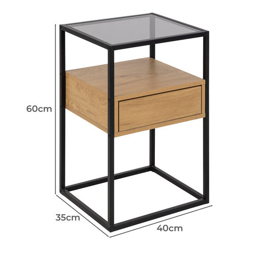 INNOVA STUDIO FRANZIA BEDSIDE TABLE