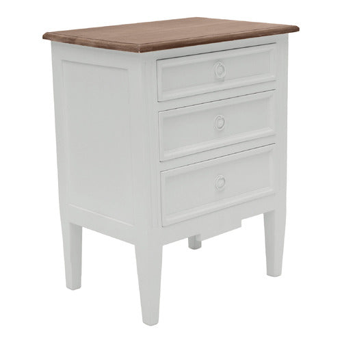CARRINGTON FURNITURE FRENCH PROVINCIAL HAMPTON BEDSIDE TABLE