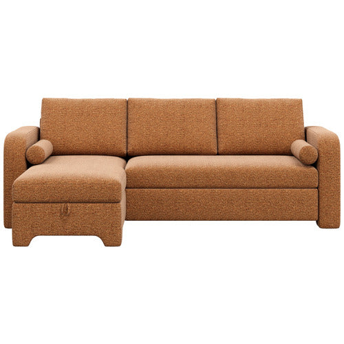 FRIDA 4 SEATER QUEEN SOFA BED WITH REVERSIBLE CHAISE