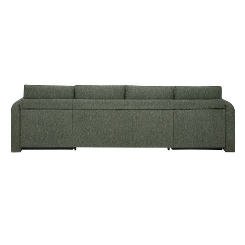 FRIDA 4 SEATER STORAGE SOFA BED WITH DOUBLE CHAISE