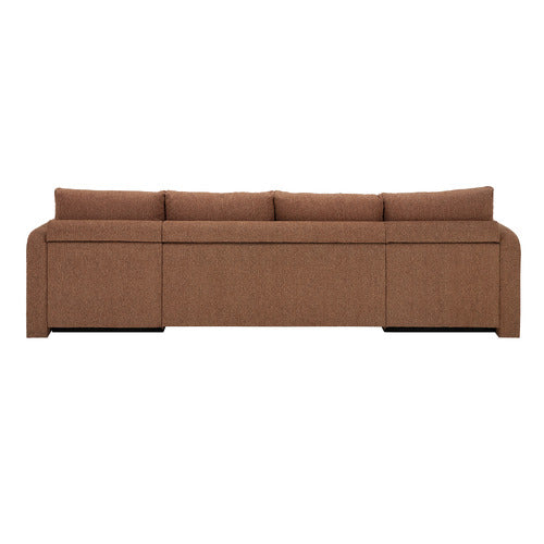 FRIDA 4 SEATER STORAGE SOFA BED WITH DOUBLE CHAISE