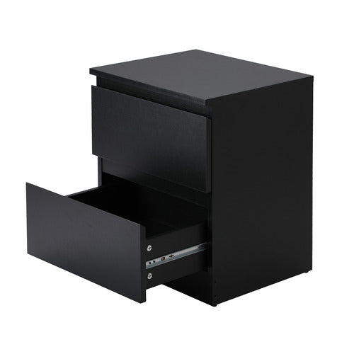 LIVING FUSION FYNCH 2 DRAWER BEDSIDE TABLE