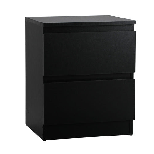 LIVING FUSION FYNCH 2 DRAWER BEDSIDE TABLE