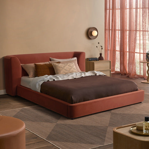 GALA VELVET QUEEN BED