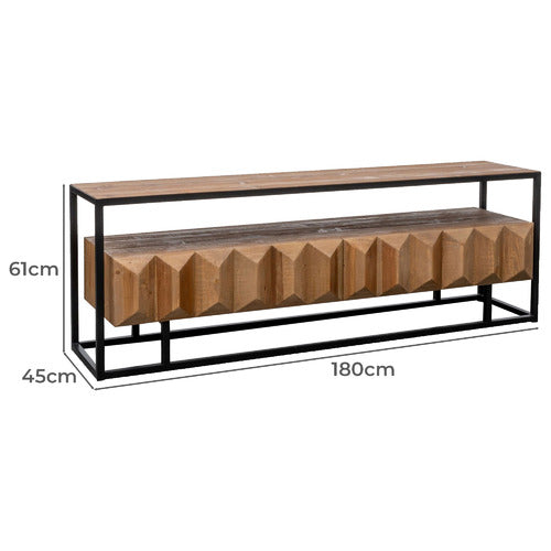 HARPER & HINDLEY GALANO PINE WOOD TV UNIT