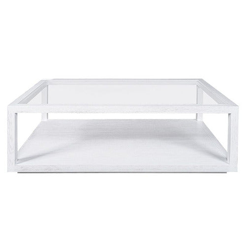 REXINGTON HOME GALVAN RECTANGLE OAK WOOD COFFEE TABLE