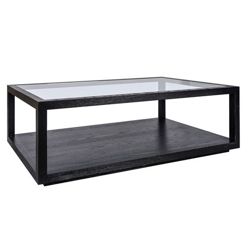 REXINGTON HOME GALVAN RECTANGLE OAK WOOD COFFEE TABLE