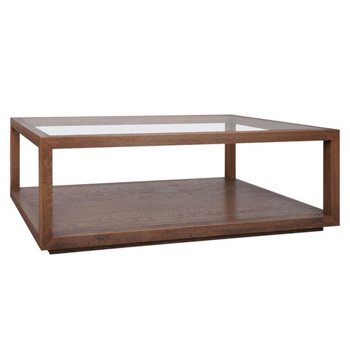 REXINGTON HOME GALVAN RECTANGLE OAK WOOD COFFEE TABLE